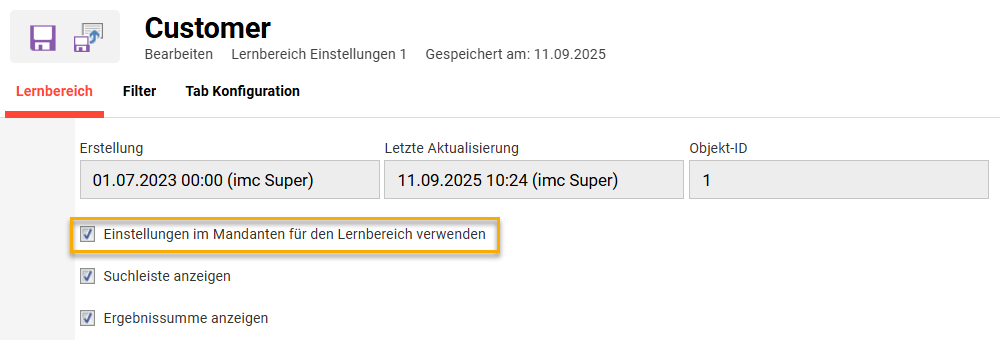 Mandant Einstellungen für Lernbereich Registerkarte Lernbereich.png